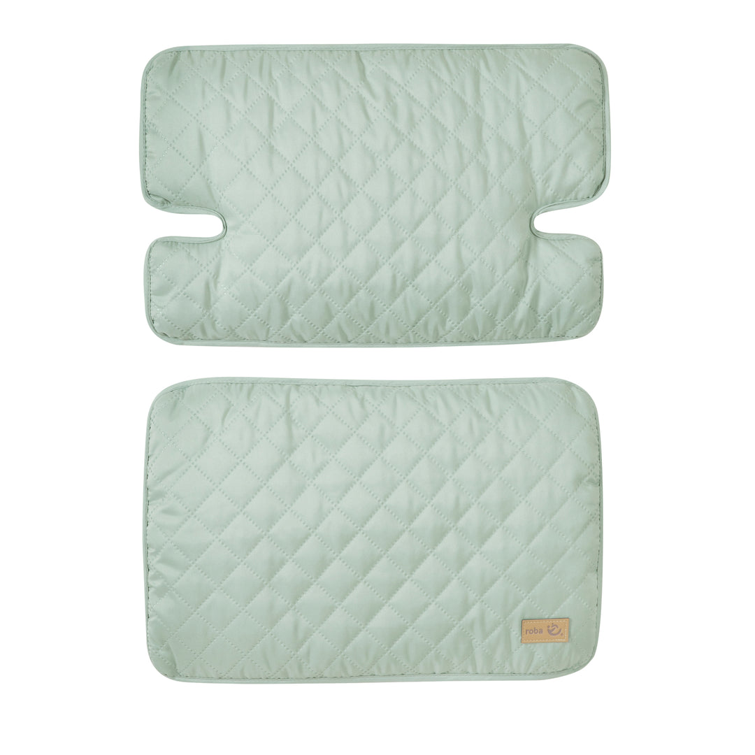 Sitzverkleinerer 2-teilig 'roba Style' - Zubehör für Hochstuhl 'Nature Up' - Frosty green – Freisteller (1/8)