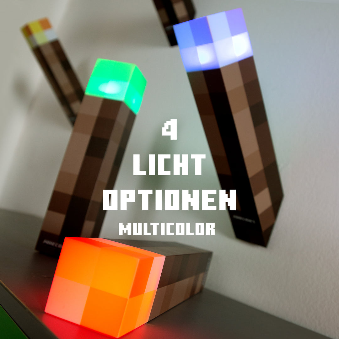LED-Licht torcia 'Minecraft' - Ricaricabile batteria - 4 Modalità di luce – Foto d'ambiente (11/16)