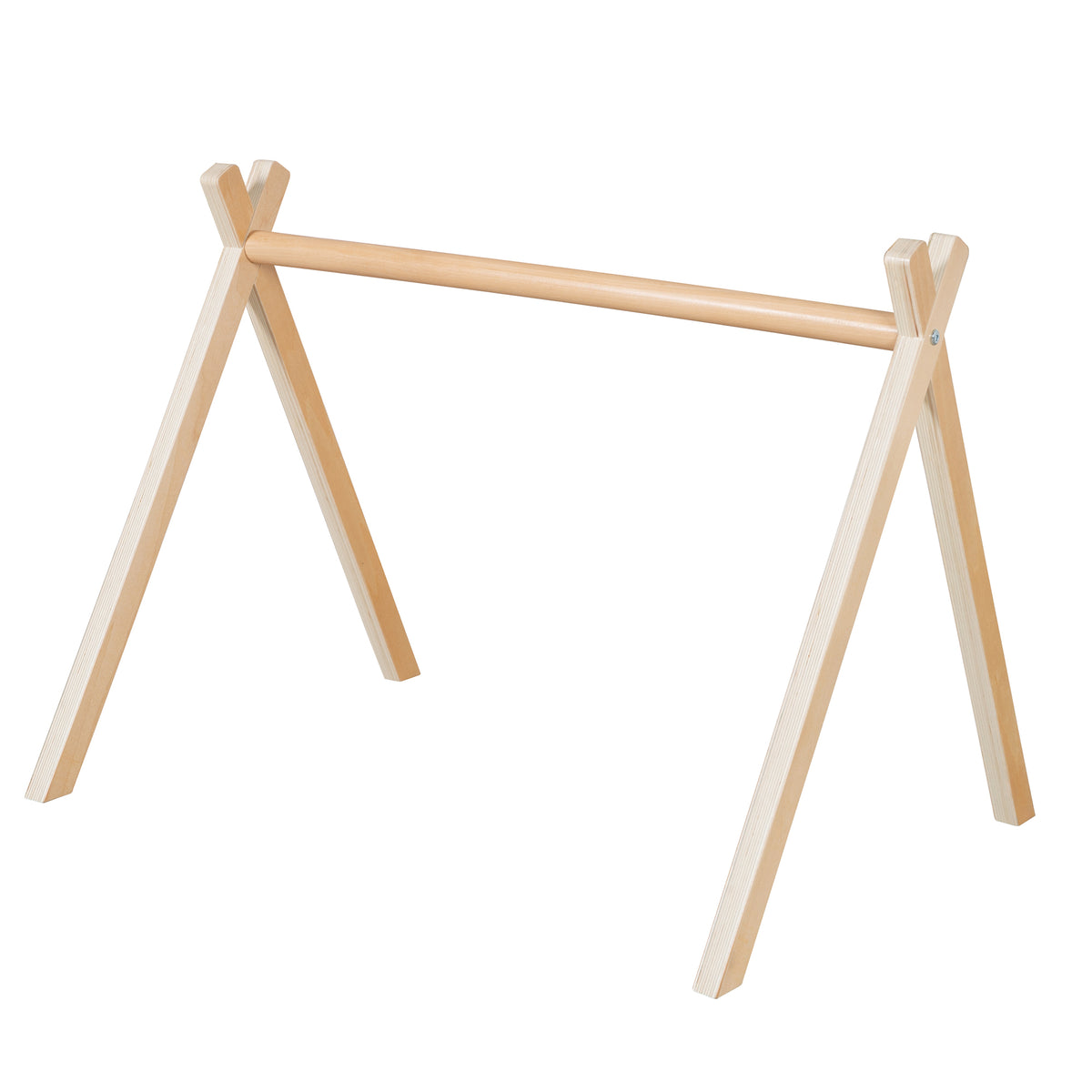 Baby-Spieltrapez nach Montessori-Prinzip  - Spiel- & Greiftrainer aus Holz - Natur – Freisteller (1/10)