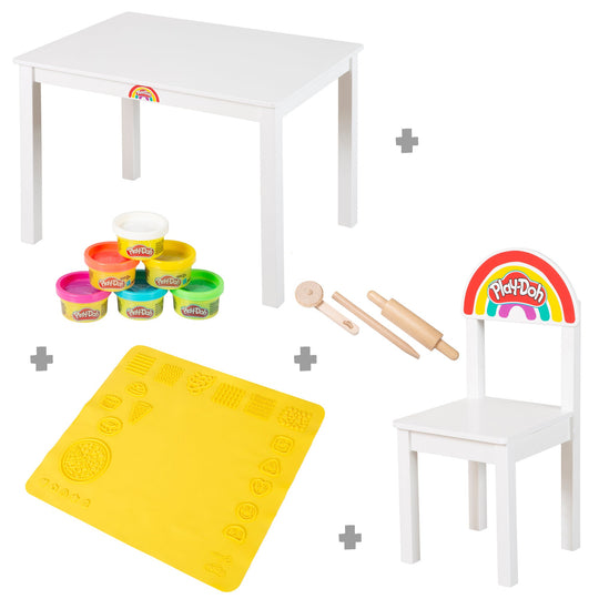 roba x Play-Doh set tavolo e sedie per bambini con accessori da gioco – Ritaglio (1/19)