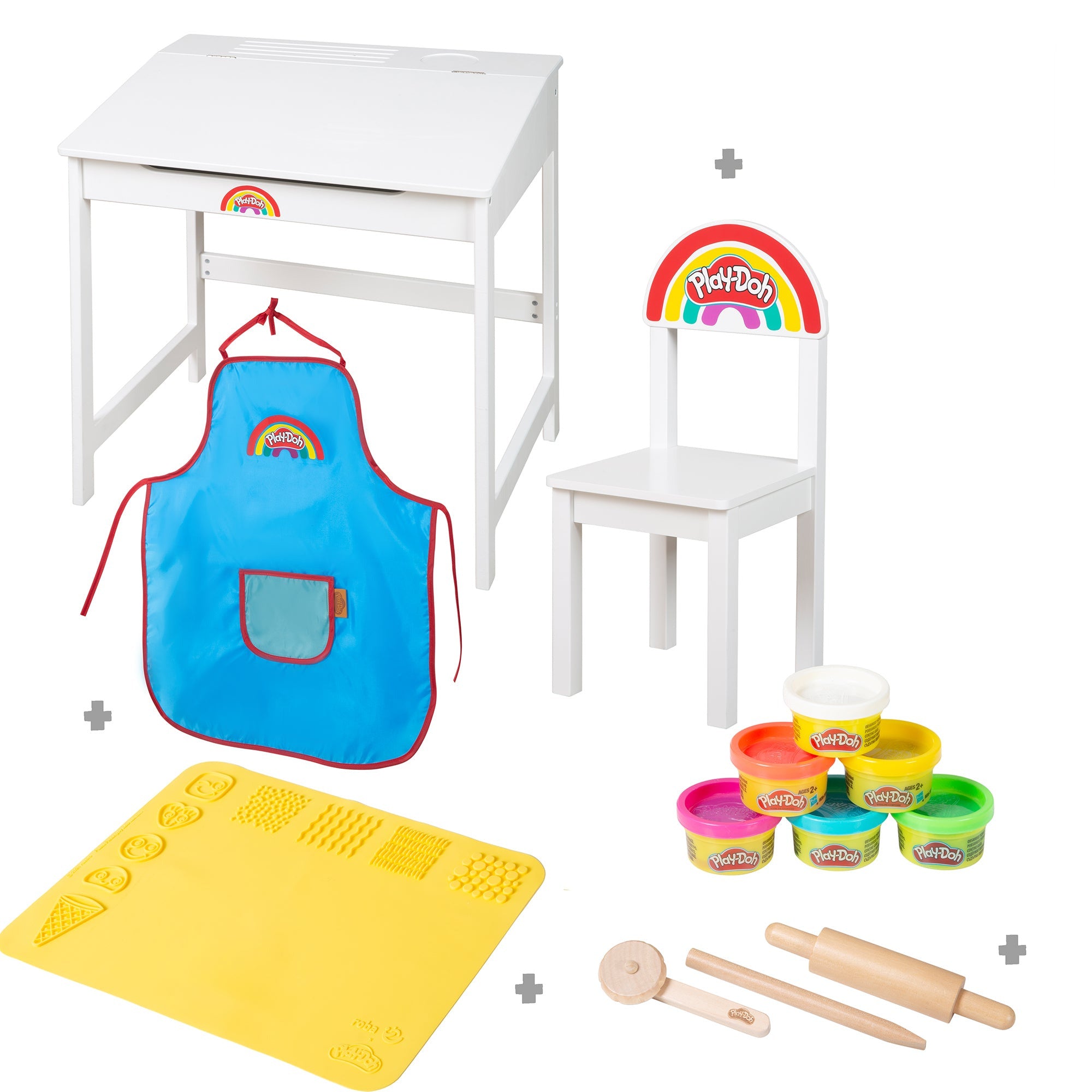 roba x Play-Doh banco scolastico incl. accessori - Certificato FSC legno – Ritaglio (1/16)