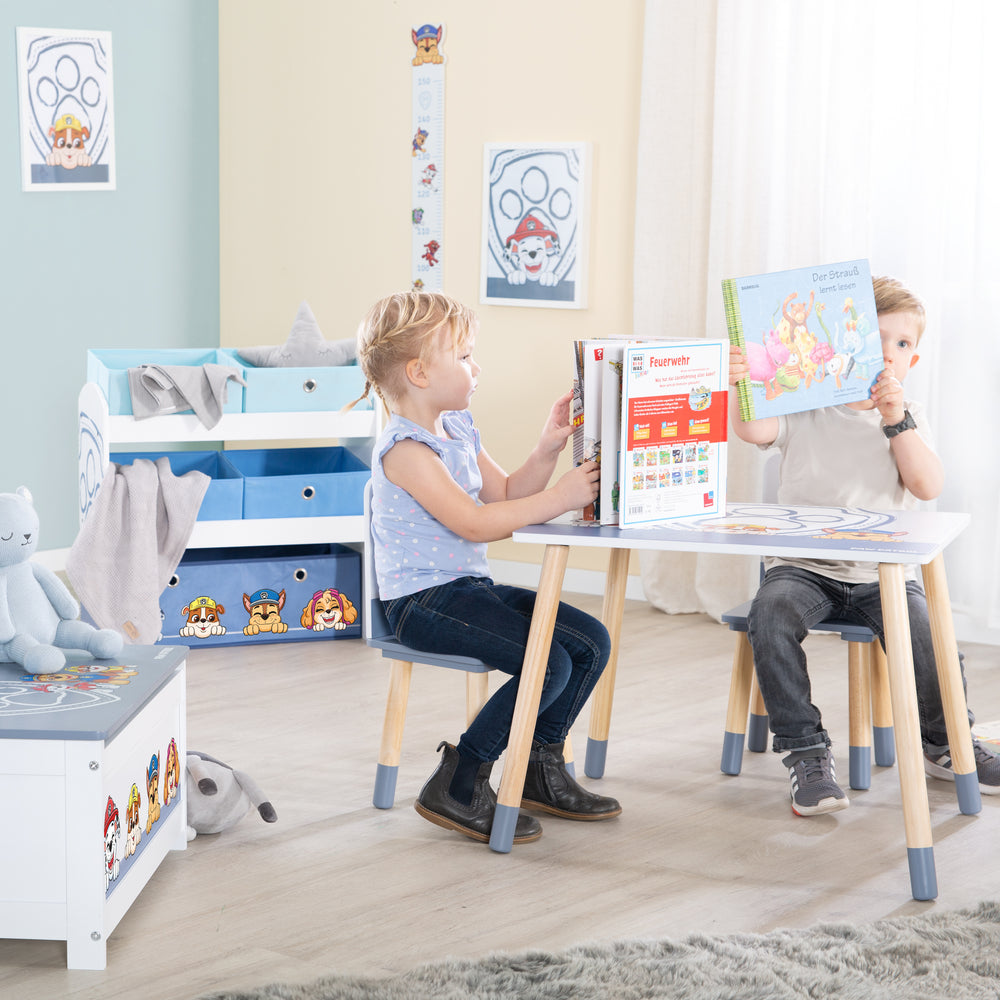 Spielregal 'Paw Patrol' mit 5 Stoffboxen - Aufbewahrungsregal aus Holz – Milieubild (2/6)