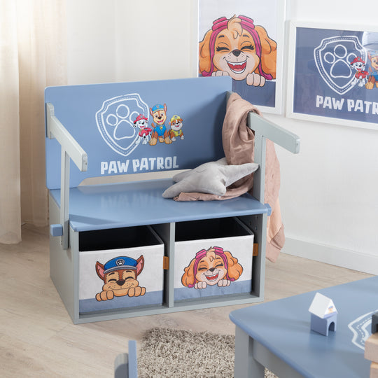 Pieghevole panca 'Paw Patrol' + tela scatole - Trasformabile per banco scolastico – Foto d'ambiente (15/18)