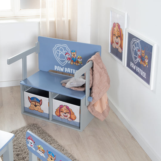 Pieghevole panca 'Paw Patrol' + tela scatole - Trasformabile per banco scolastico – Foto d'ambiente (16/18)