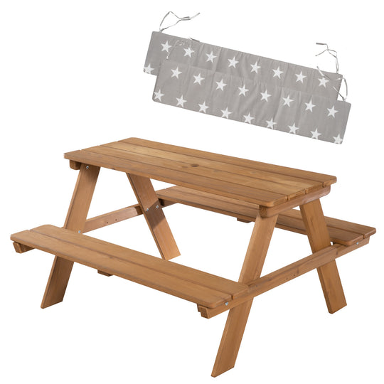 Children's Seating Set 'Outdoor+', Wetterfeste Seating Set 'Picknick for 4', Solid Wood, Teak Look – Special Image (11/11)