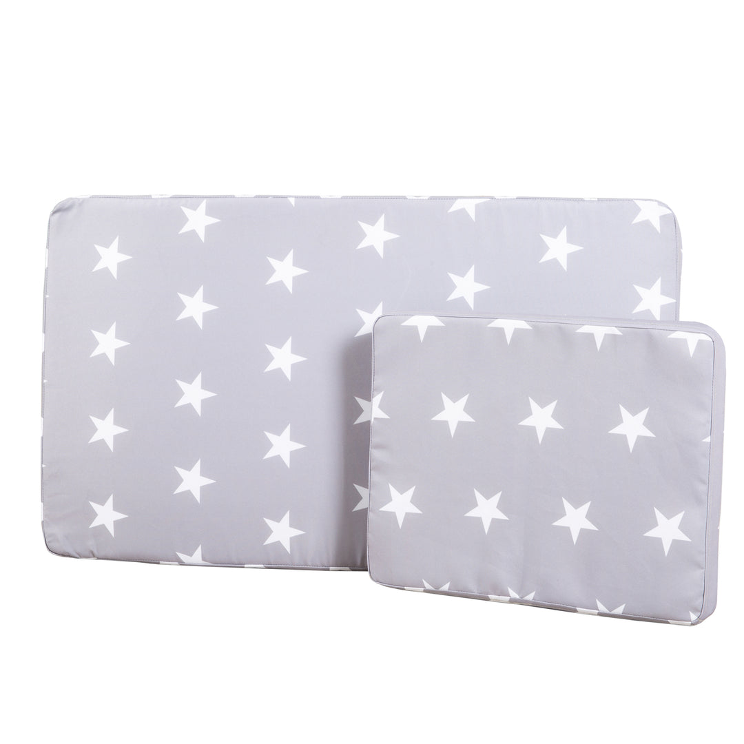 Outdoor Children's Lounger incl. Polster 'Little Stars' - FSC Certified Solid Wood - Grey – Cutout (6/7)