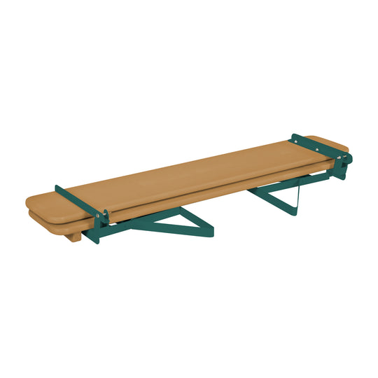 Outdoor Party Set with Backrest - 2 Benches + 1 Table - Wood in Naturoptik – Cutout (7/13)
