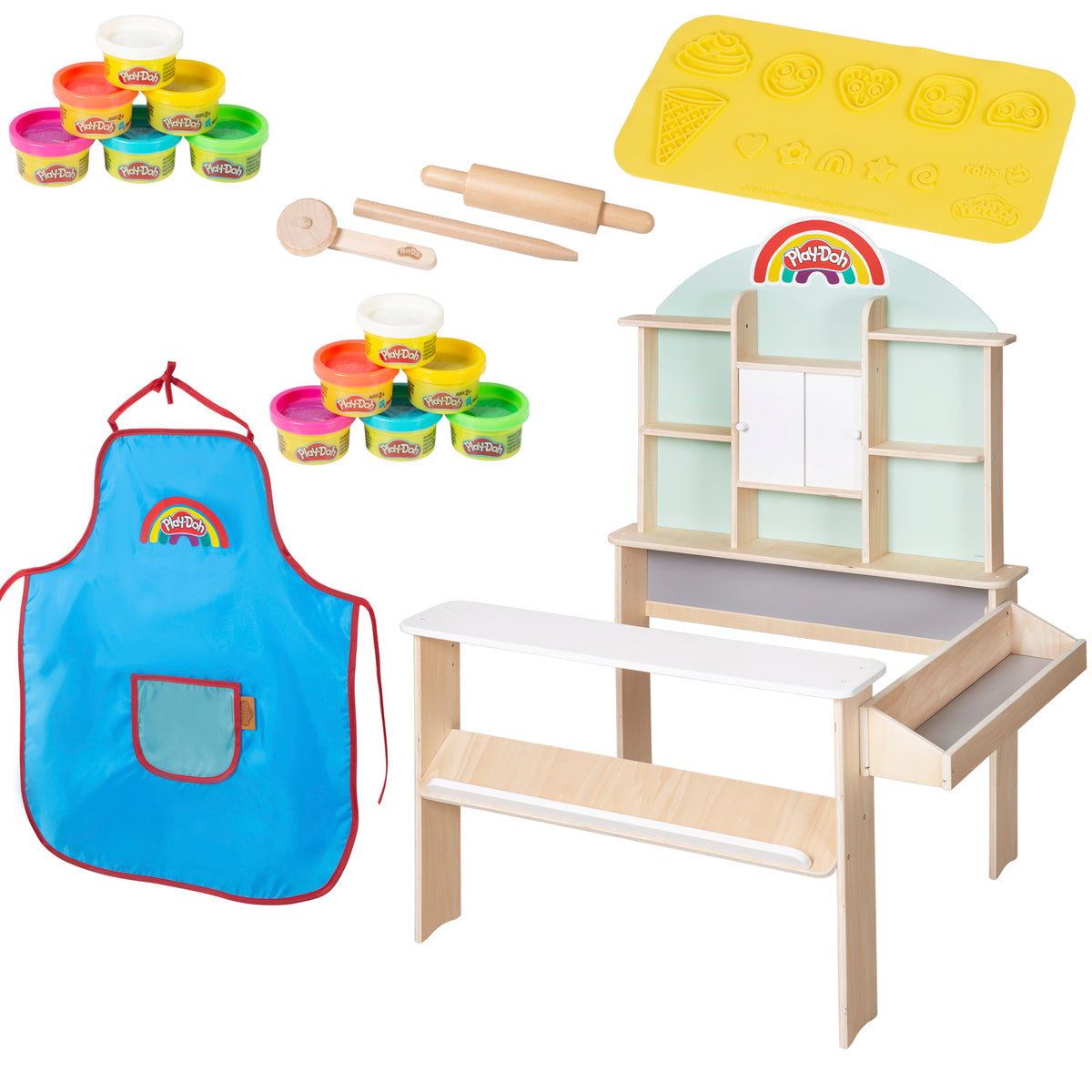roba x Play-Doh negozietto per bambini con 12 vasetti di pasta modellabile & accessori – Foto del prodotto (1/15)
