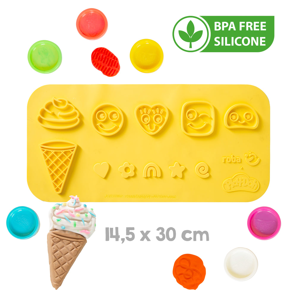 roba x Play-Doh Kaufladen für Kinder mit 12 Knetdosen & Zubehör – Freisteller (2/15)