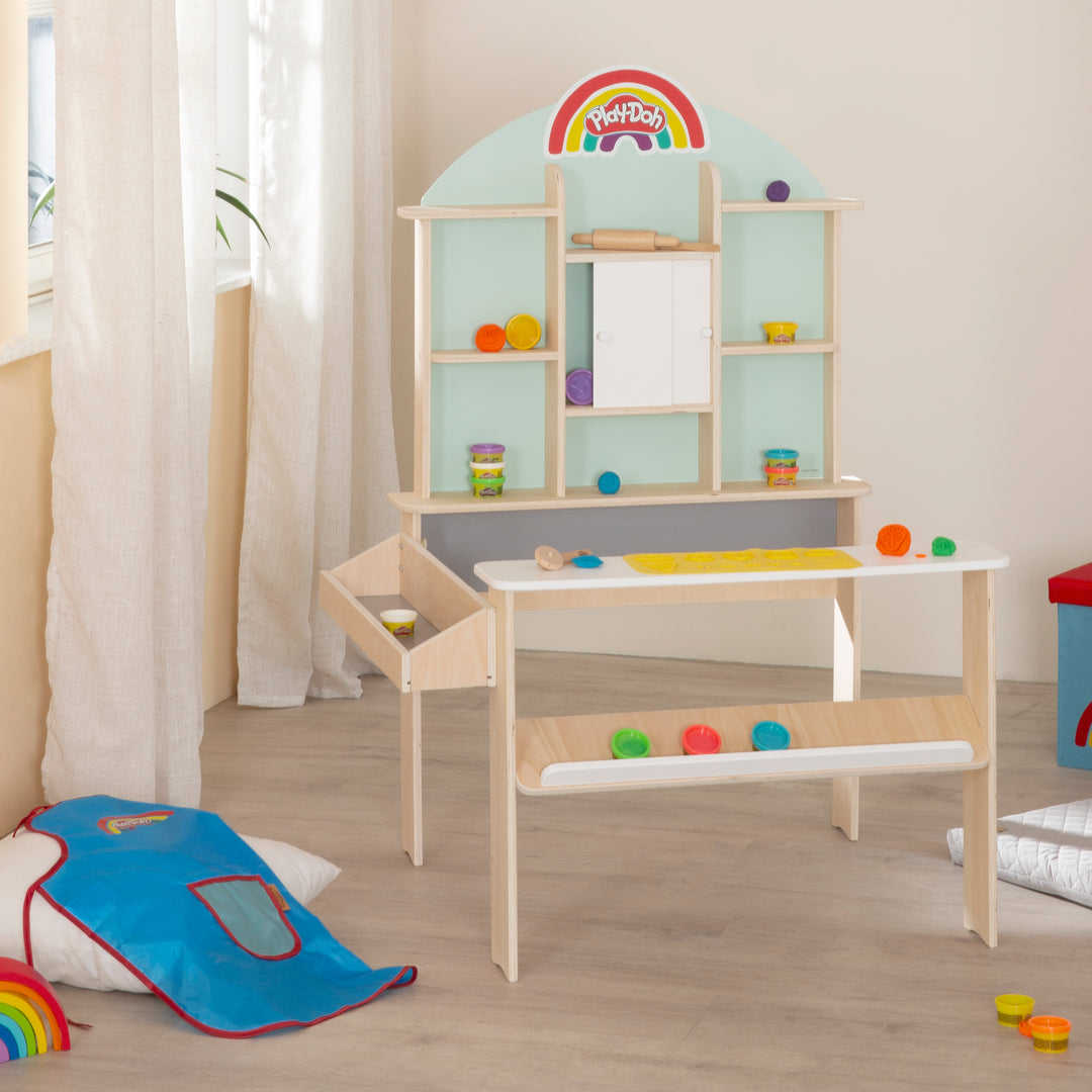 roba x Play-Doh negozietto per bambini con 12 vasetti di pasta modellabile & accessori – Foto d'ambiente (13/15)
