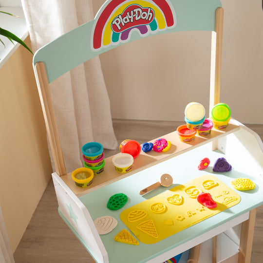 roba x Play-Doh chiosco dei gelati incl. accessori pasta modellabile - Aus certificato FSC legno – Foto di dettaglio (3/14)
