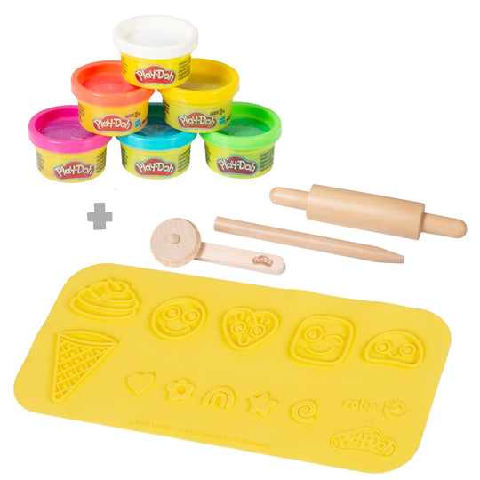 roba x Play-Doh chiosco dei gelati incl. accessori pasta modellabile - Aus certificato FSC legno – Ritaglio (9/14)