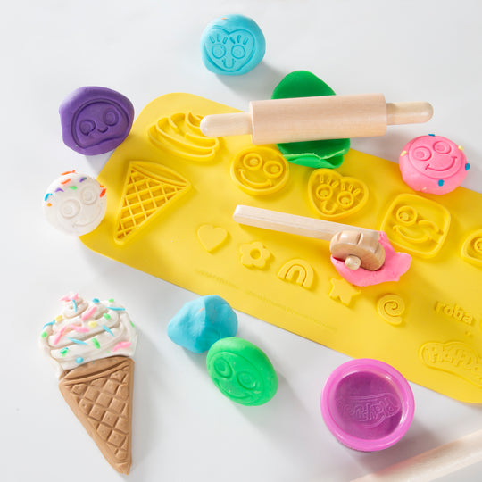 roba x Play-Doh chiosco dei gelati incl. accessori pasta modellabile - Aus certificato FSC legno – Foto d'ambiente (12/14)