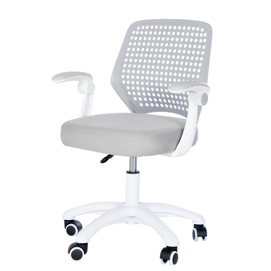 Kinderbürostuhl Smart Grow Basic - Ergonomischer Drehstuhl - Höhenverstellbar - Weiß / Grau – Produktbild (14/31)