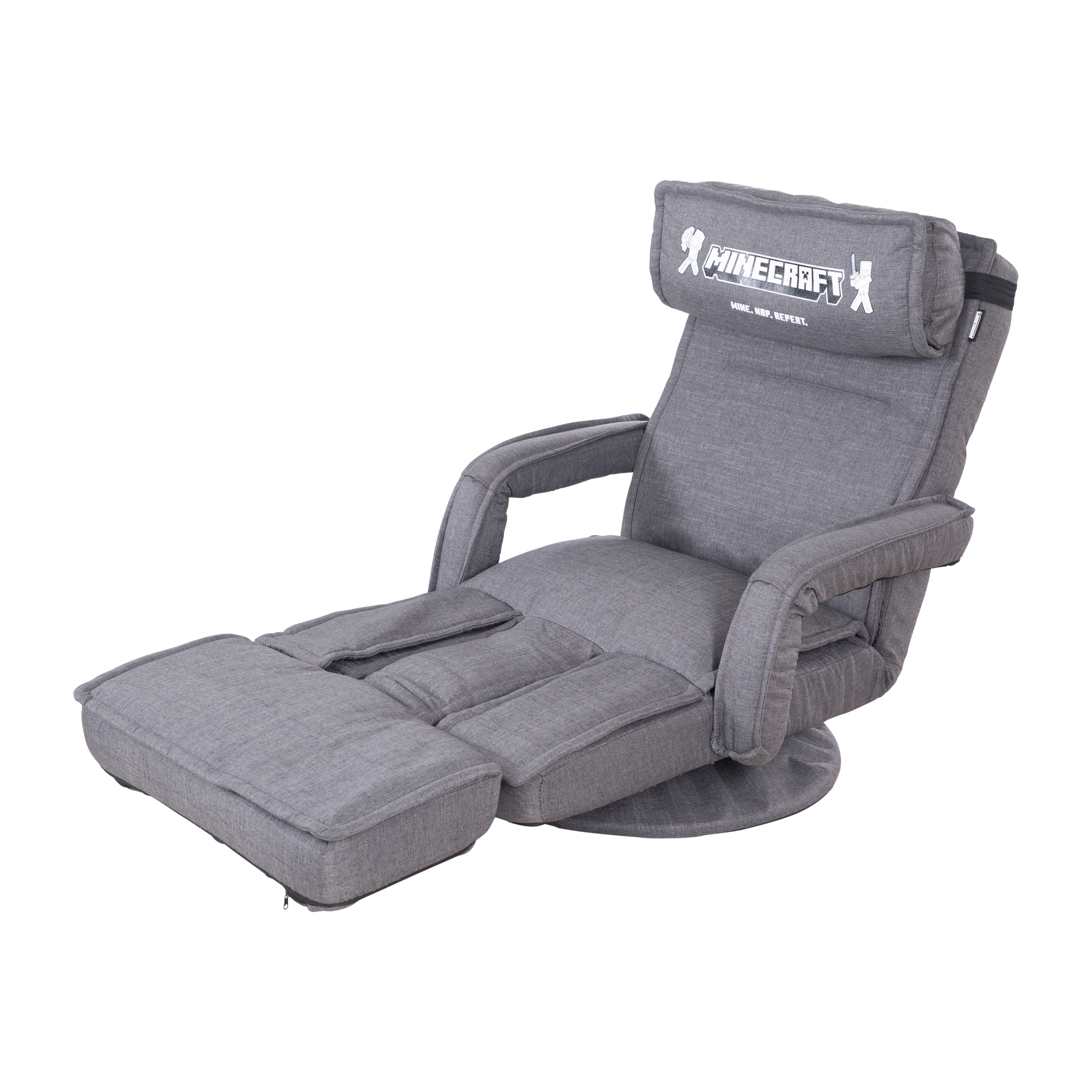 Gaming Chair 'Minecraft' with Arm, Leg and Neck Support - Incl. Keyboard Holder – Cutout (1/26)