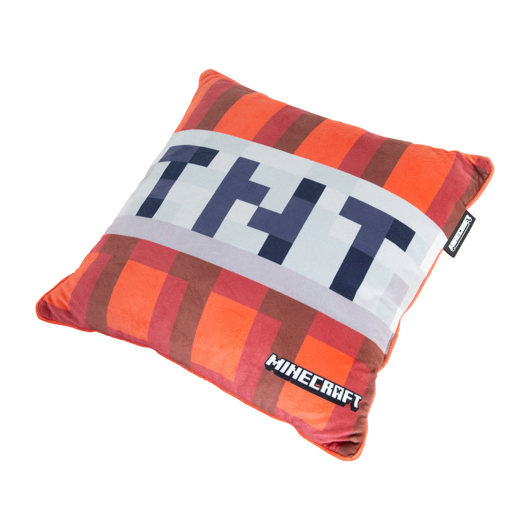 Cuscino decorativo 'Minecraft' con imbottitura - TNT - Tessuto in velluto – Ritaglio (3/8)