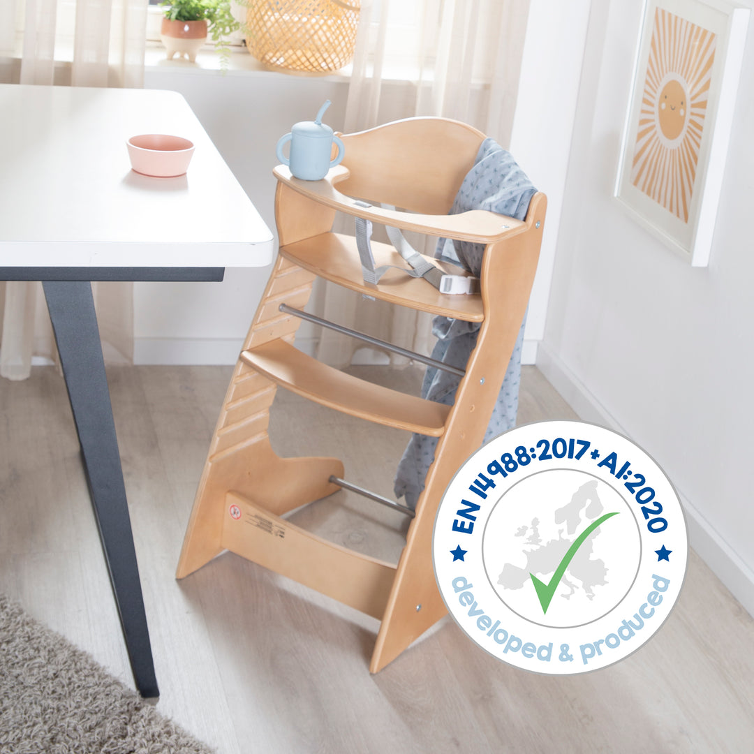 Seggiolone evolutivo 'Chair Up ', che cresce con il bambino seggiolone per neonati & bambini, legno, naturale – Foto d'ambiente (5/7)