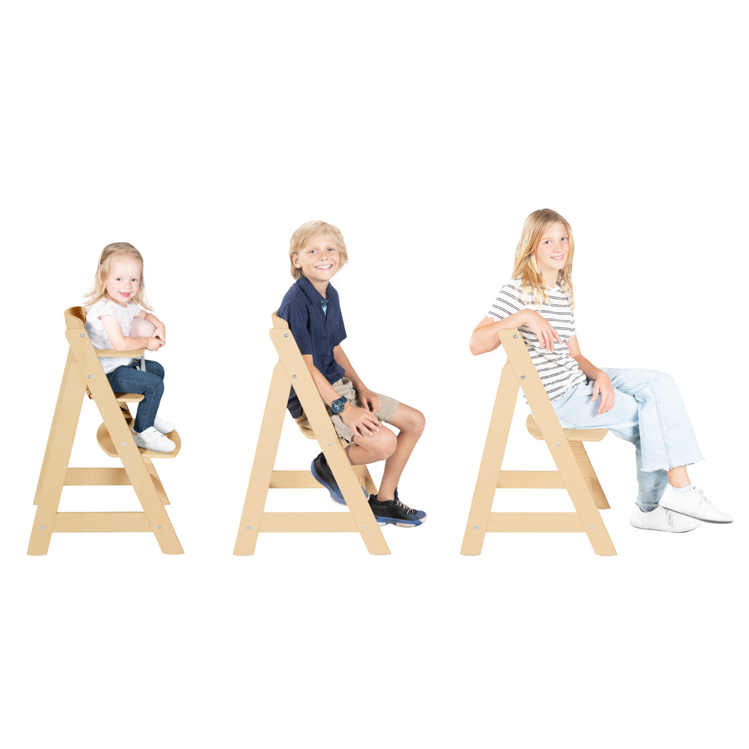 Seggiolone evolutivo 'Sit Up Flex' - Che cresce con il bambino fino al sedia per ragazzi - Legno naturale – Ritaglio (7/14)
