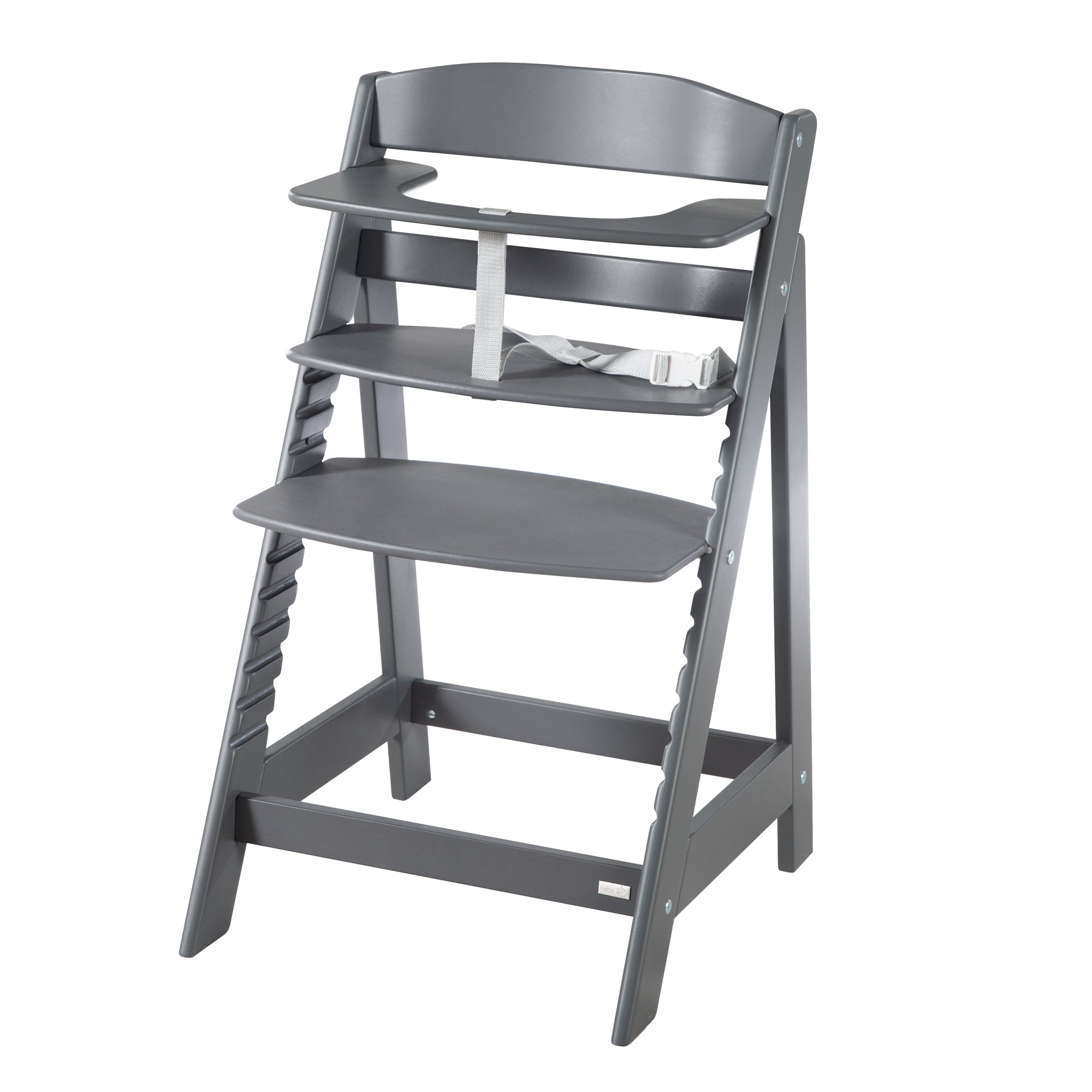 Chaise haute évolutive 'Sit Up Flex' - Évolutif jusqu'au chaise junior - Bois anthracite – Détourage (1/13)
