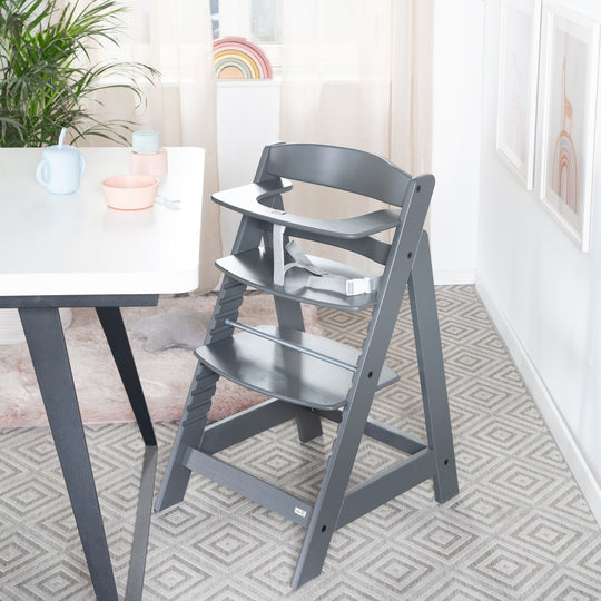Seggiolone evolutivo 'Sit Up Flex' - Che cresce con il bambino fino al sedia per ragazzi - Legno antracite – Foto d'ambiente (6/13)