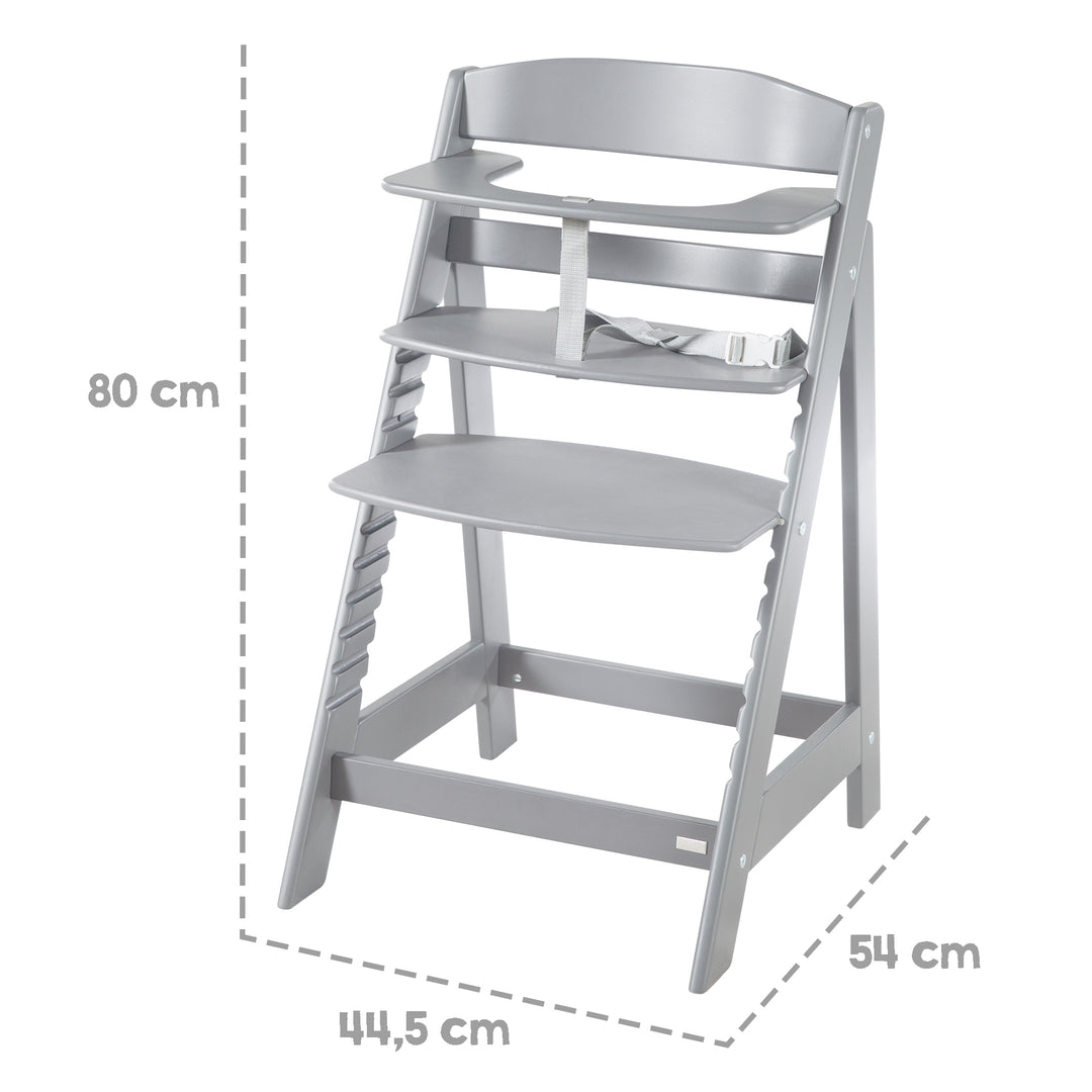 Trona evolutiva 'Sit Up Flex' - Que crece con el niño hasta el silla juvenil - Madera topo – Infografía (8/13)