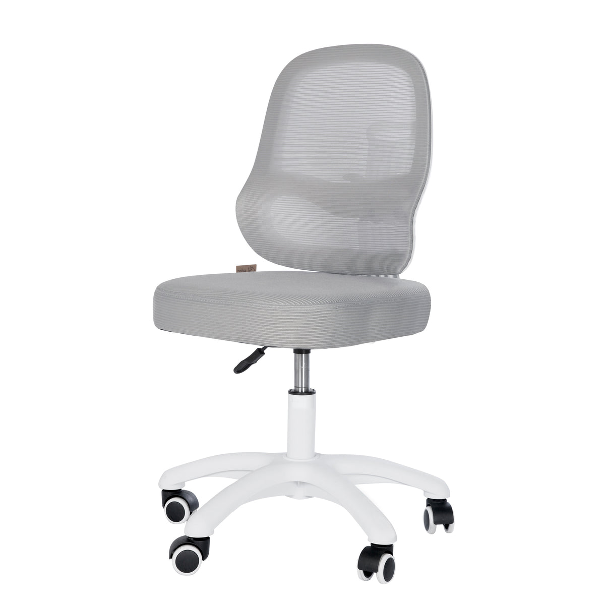 Kinderbürostuhl Smart Grow 3D - Ergonomischer Drehstuhl - Höhenverstellbar - Weiß / Grau – Freisteller (1/38)