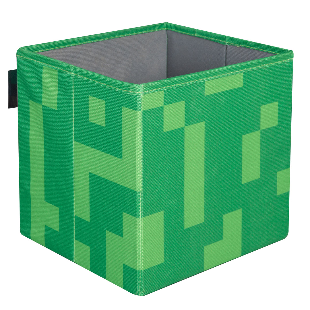 Scatole in tessuto 2er set 'Minecraft' in tela - Pieghevole - Creeper e scatola in legno – Ritaglio (3/9)