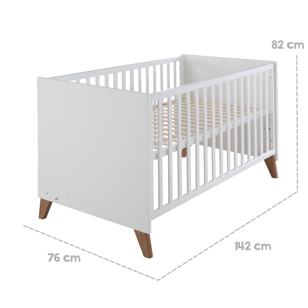 Children's Room 'Ole' incl. Baby-/Children's Bed 70x140, Wardrobe & Changing Table – Infographic (10/23)