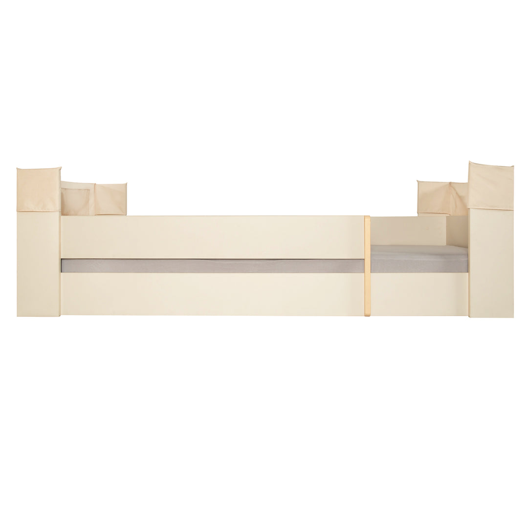 Kinderbett-Set 'Toddler' 90 x 200 cm - Serie 'Flexi Grow' - Cashmere / Eichen-Dekor – Detailbild (1/6)