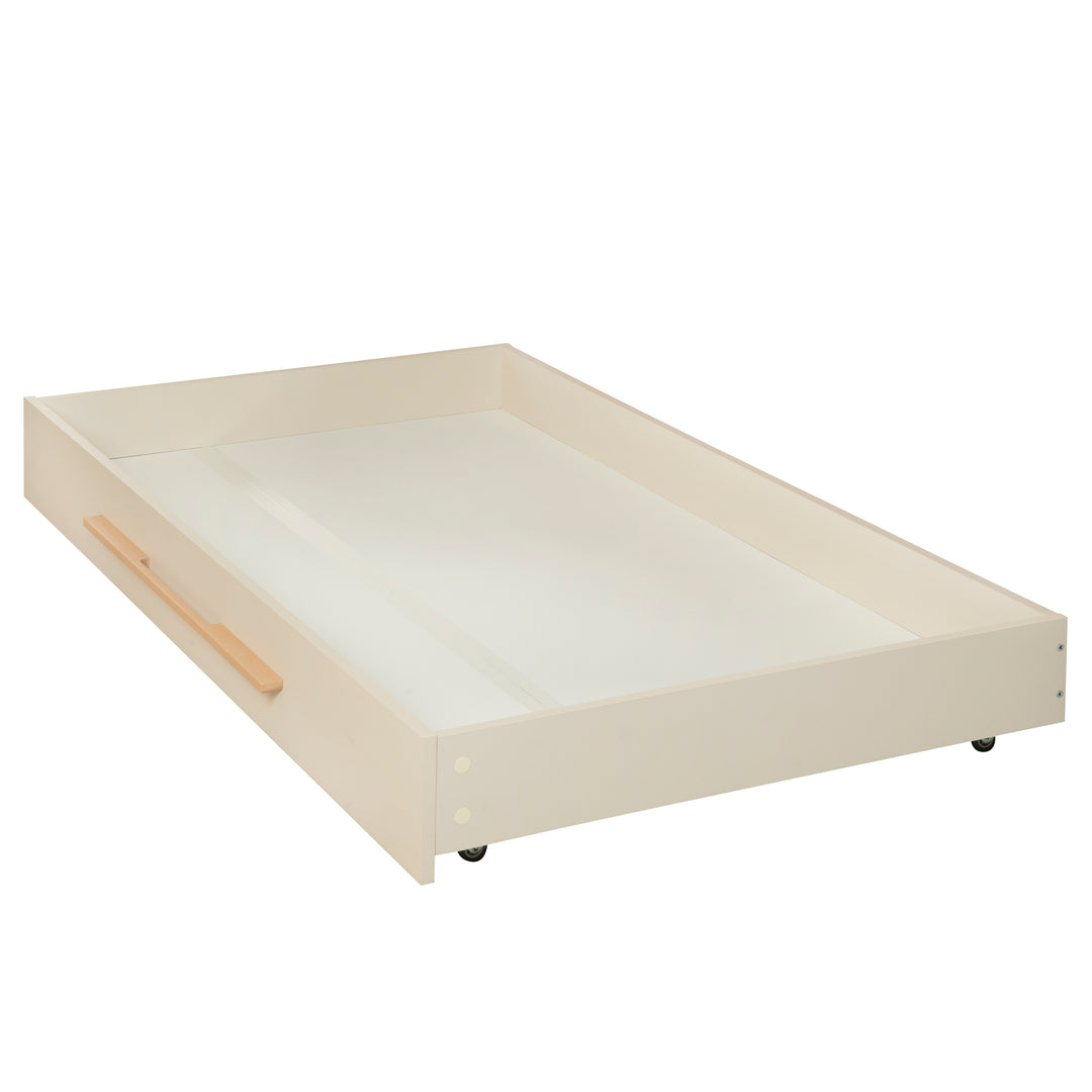 Ensemble lit enfant 'Kids' 90 x 200 cm - Série 'Flexi Grow' - Cashmere / décor chêne – Détourage (5/5)
