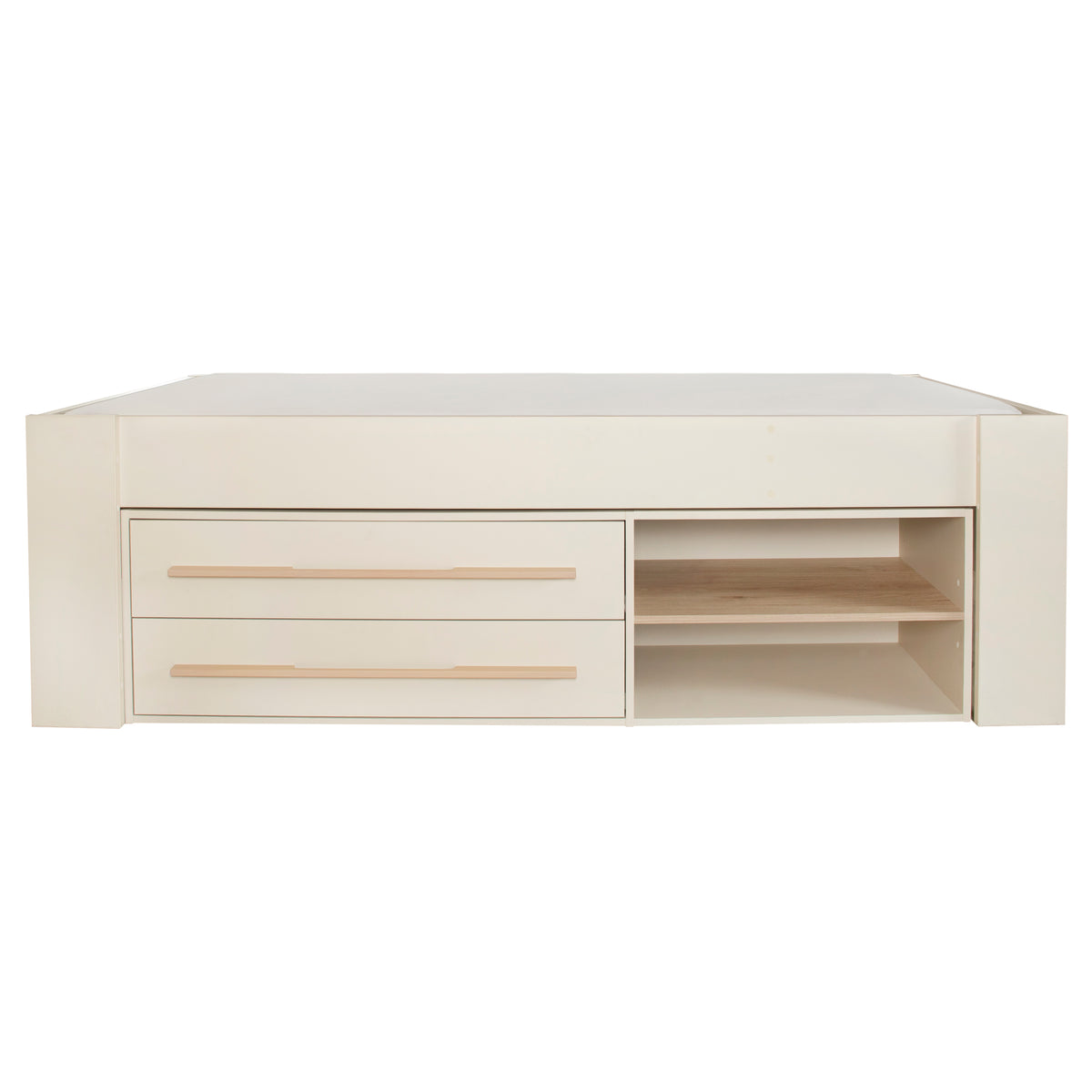 Kinderbett-Set 'Captain' 90 x 200 cm - Serie 'Flexi Grow' - Cashmere / Eiche – Freisteller (1/14)
