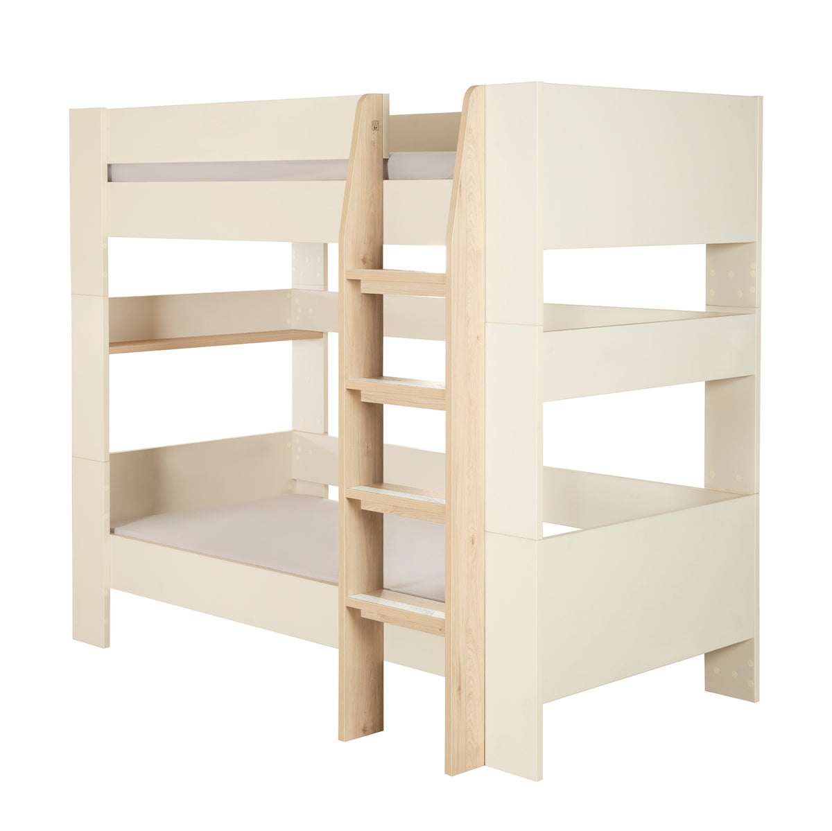 Hochbett Set 'Double' - Serie 'Flexi Grow' - Cashmere / Eichen-Dekor – Freisteller (1/5)
