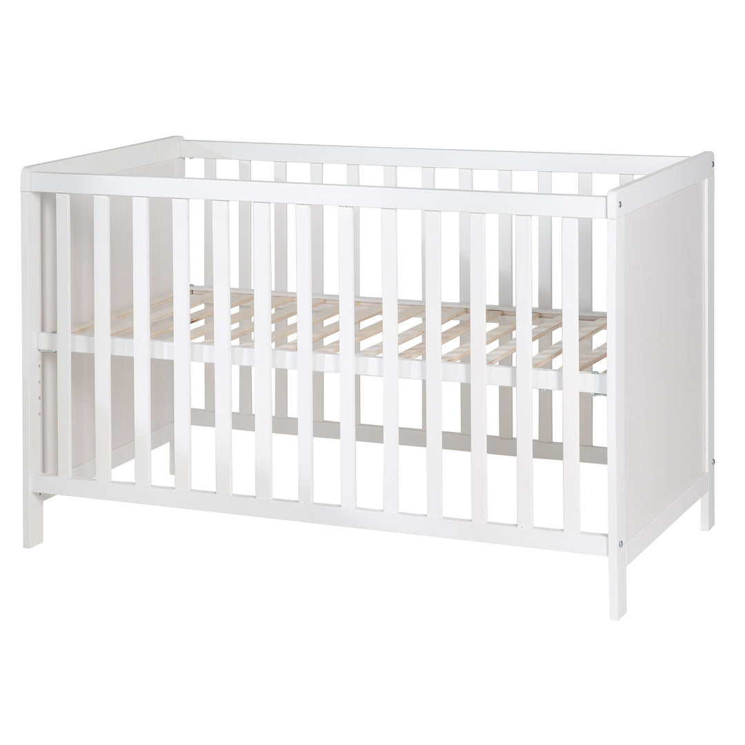 Set cameretta 'roba Style' incl. cassettiera fasciatoio & lettino da co-sleeping, con rete a doghe, 60 x 120 cm, bianco – Ritaglio (3/20)