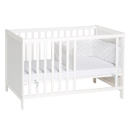 Multifunktionsbett with Beistellfunktion 60 x 120 cm, White, incl. Bettausstattung – Cutout (13/22)