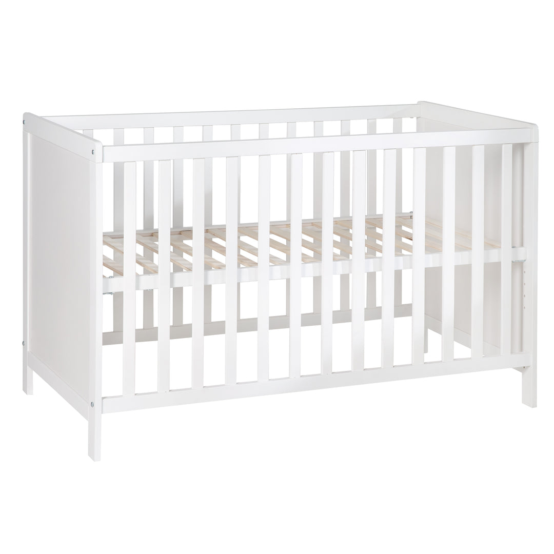 Multifunktionsbett with Beistellfunktion 60 x 120 cm, White, incl. Bettausstattung – Cutout (14/22)