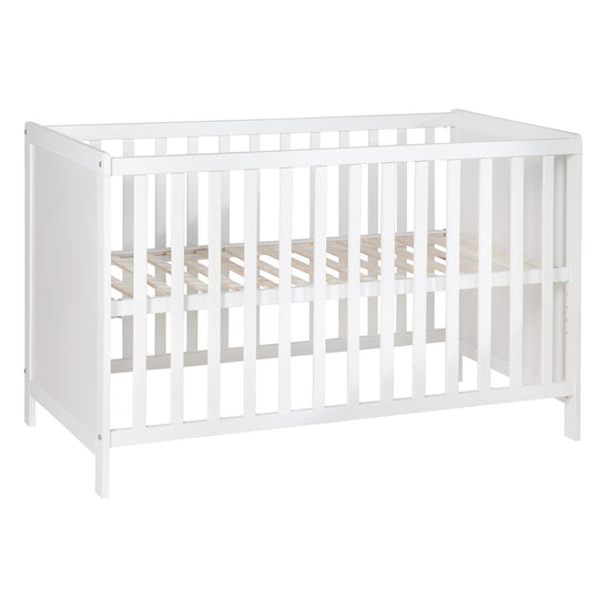 Multifunktionsbett with Beistellfunktion 60 x 120 cm, White, incl. Bettausstattung – Cutout (14/22)