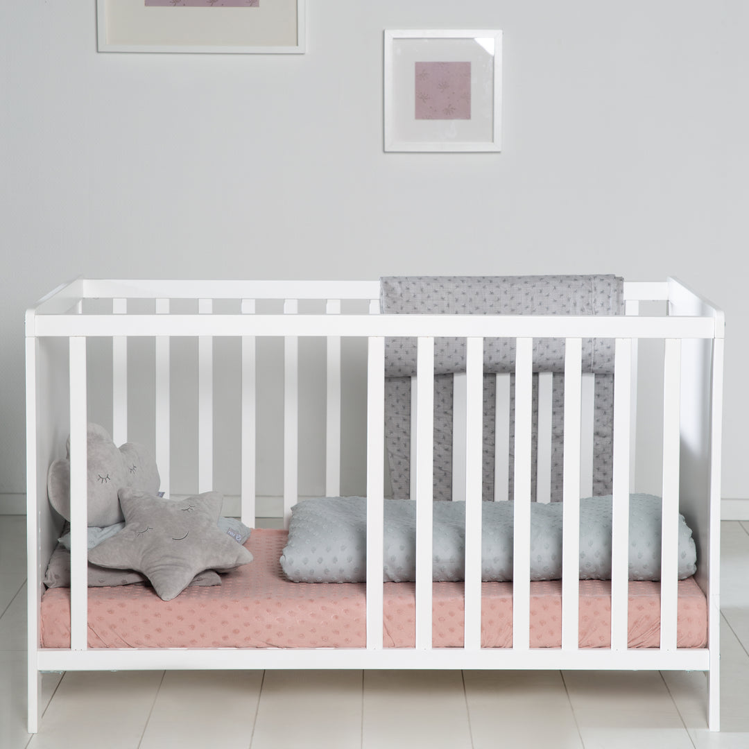 Lettino da co-sleeping 2in1 'Hamburg' 60x120 cm, bianco, regolabile, incl. 5 sbarre removibili – Foto d'ambiente (2/17)