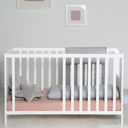 Lettino da co-sleeping 2in1 'Hamburg' 60x120 cm, bianco, regolabile, incl. 5 sbarre removibili – Foto d'ambiente (2/17)