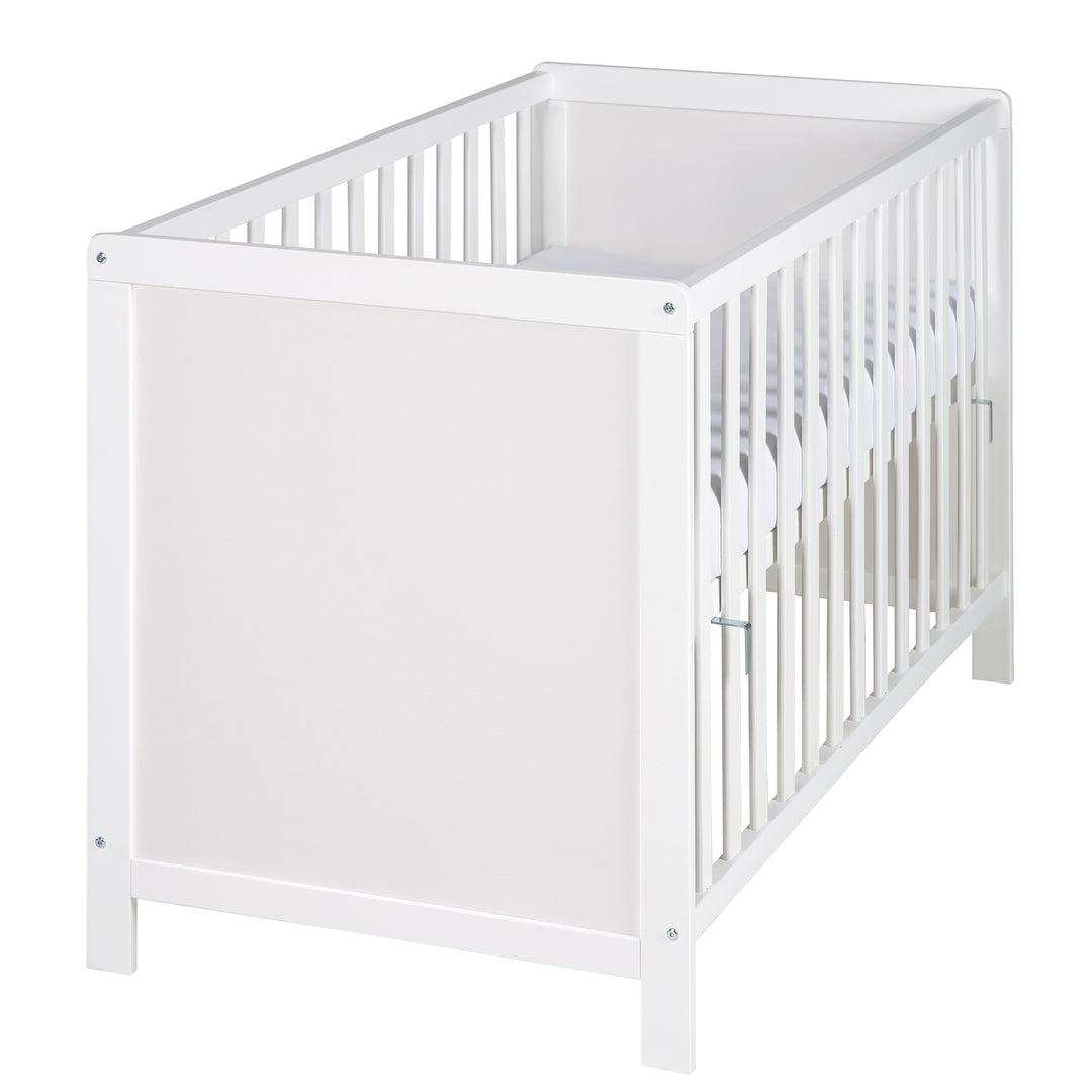 Set cameretta 'roba Style' incl. cassettiera fasciatoio & lettino da co-sleeping, con rete a doghe, 60 x 120 cm, bianco – Ritaglio (5/20)
