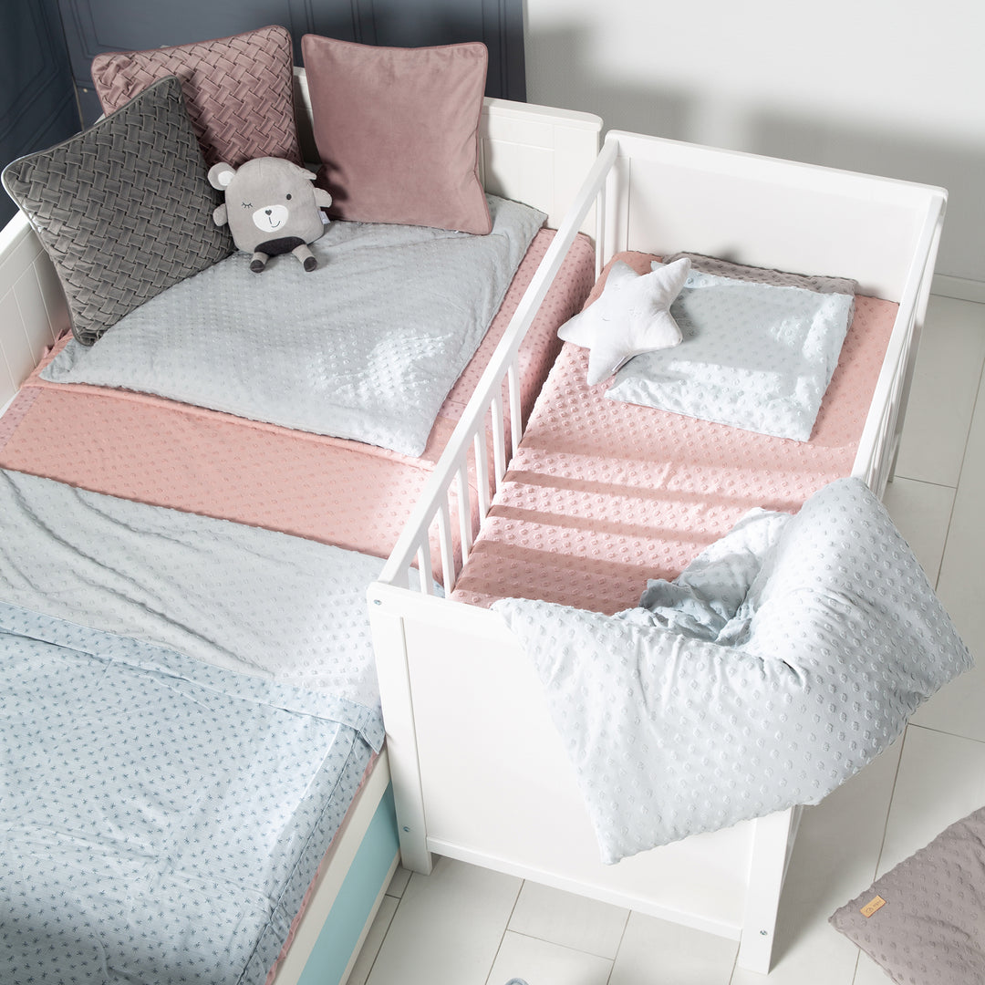Set cameretta 'roba Style' incl. cassettiera fasciatoio & lettino da co-sleeping, con rete a doghe, 60 x 120 cm, bianco – Foto d'ambiente (6/20)