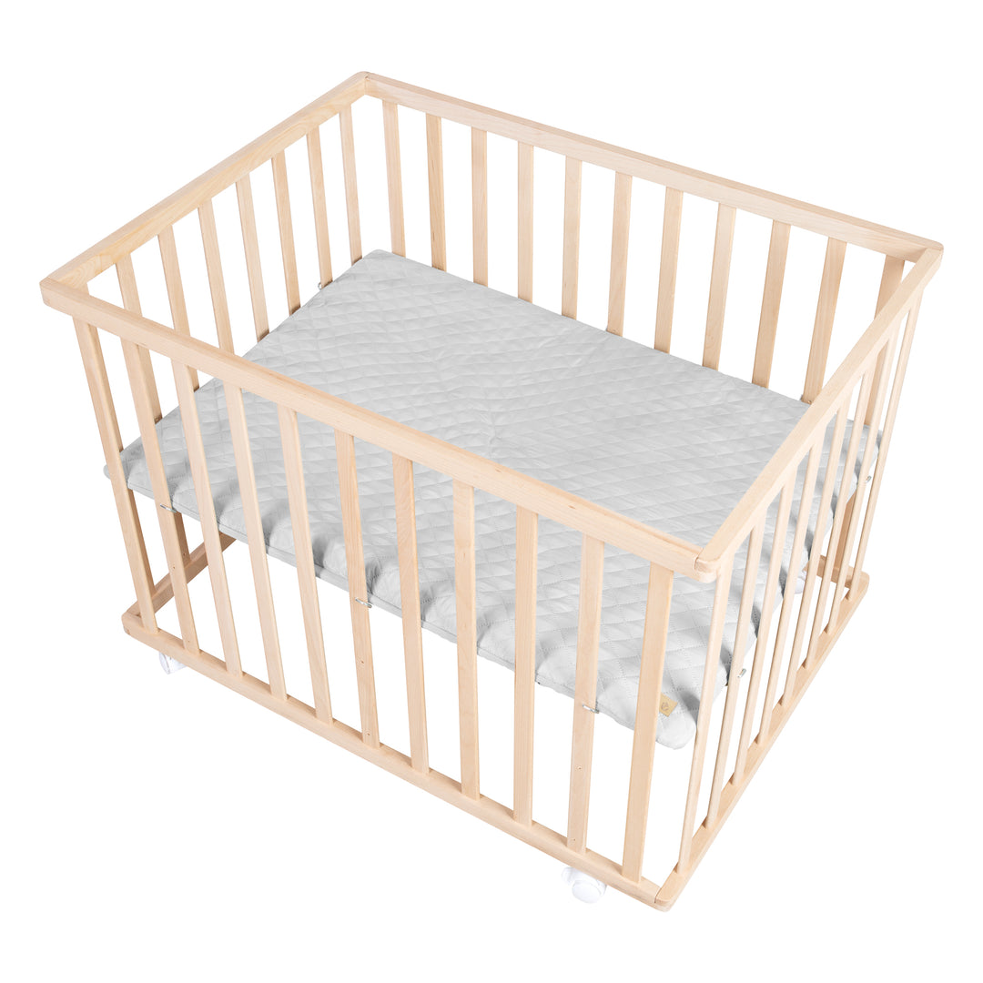 Box 'roba Style', 75 x 100 cm, in faggio biologico, incl. grigio inserto protettivo & rotelle – Ritaglio (1/14)