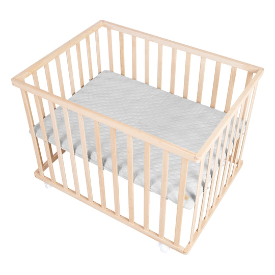 Box 'roba Style', 75 x 100 cm, in faggio biologico, incl. grigio inserto protettivo & rotelle – Ritaglio (1/14)