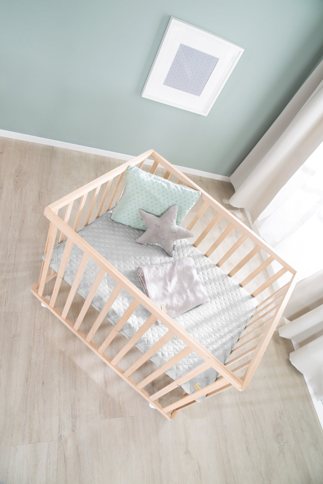 Box 'roba Style', 75 x 100 cm, in faggio biologico, incl. grigio inserto protettivo & rotelle – Foto speciale (11/14)