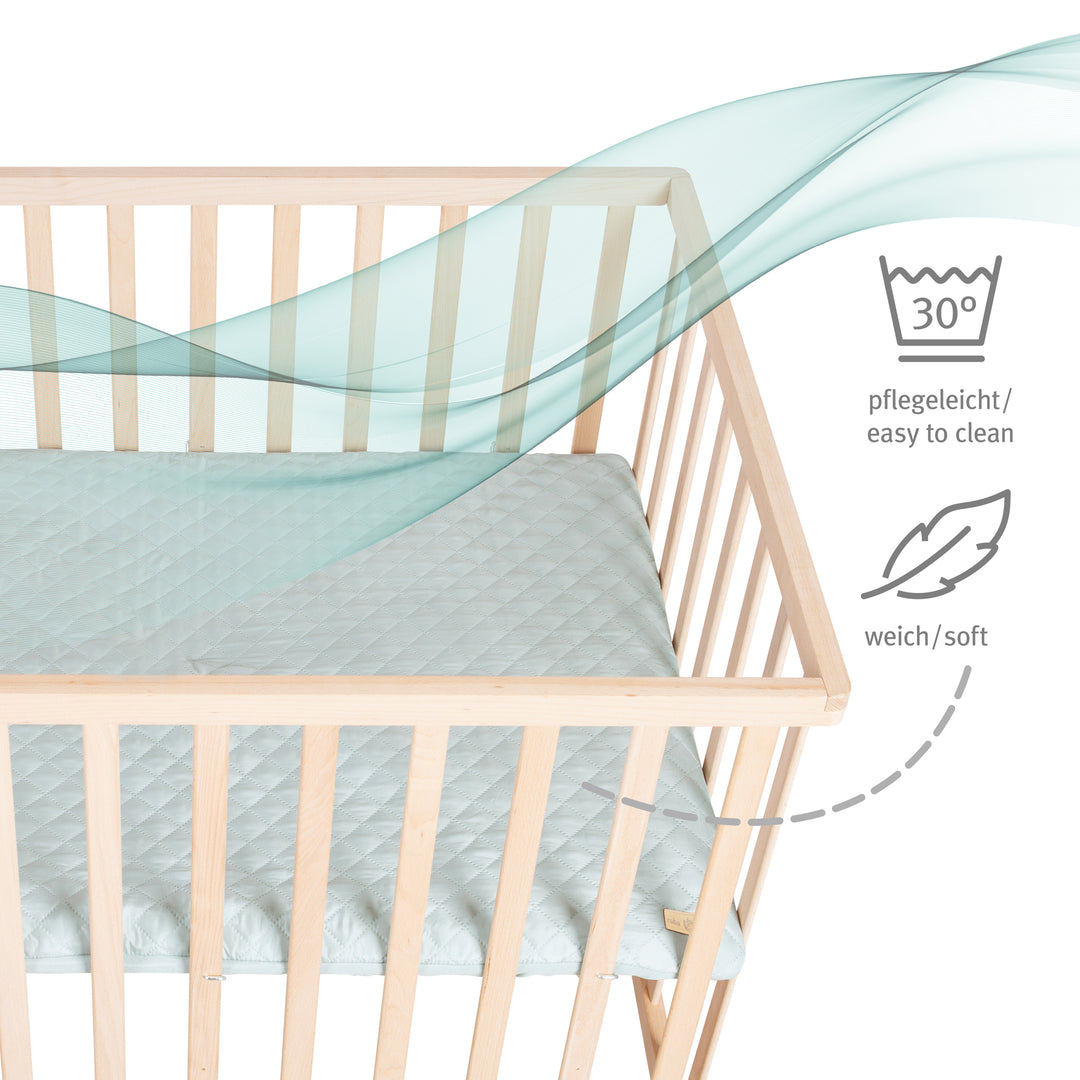 Box 'roba Style', 75 x 100 cm, in faggio biologico, incl. verde inserto protettivo & rotelle – Infografica (10/14)