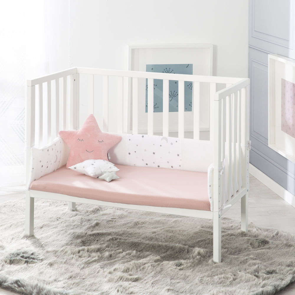 Spannbettlaken 'Lil Planet' - Single Jersey - Bio-Baumwolle - Rosa / Mauve – Milieubild (2/13)