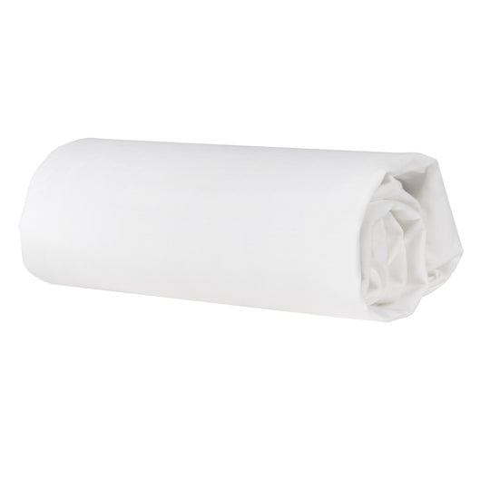 Drap-housse 'safe asleep®' - Single jersey coton - Certifié - Blanc – Détourage (3/12)