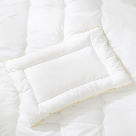 Copriletto trapuntato per bambini, per tutte le stagioni Neonato-Set (fodera interna), bianco, coperta 100 x 135 cm e cuscino 40 x 60 cm – Foto d'ambiente (5/7)