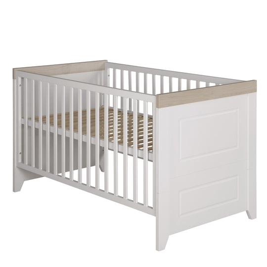 Set cameretta 'Felicia' incl. letto combinato 70 x 140 cm, cassettiera fasciatoio & 3ante armadio, luna elm/bianco – Ritaglio (12/17)