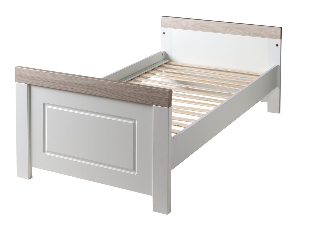 Set camera 'Felicia', incl. letto combinato 70 x 140 cm & largo cassettiera fasciatoio, luna elm/bianco – Ritaglio (8/16)