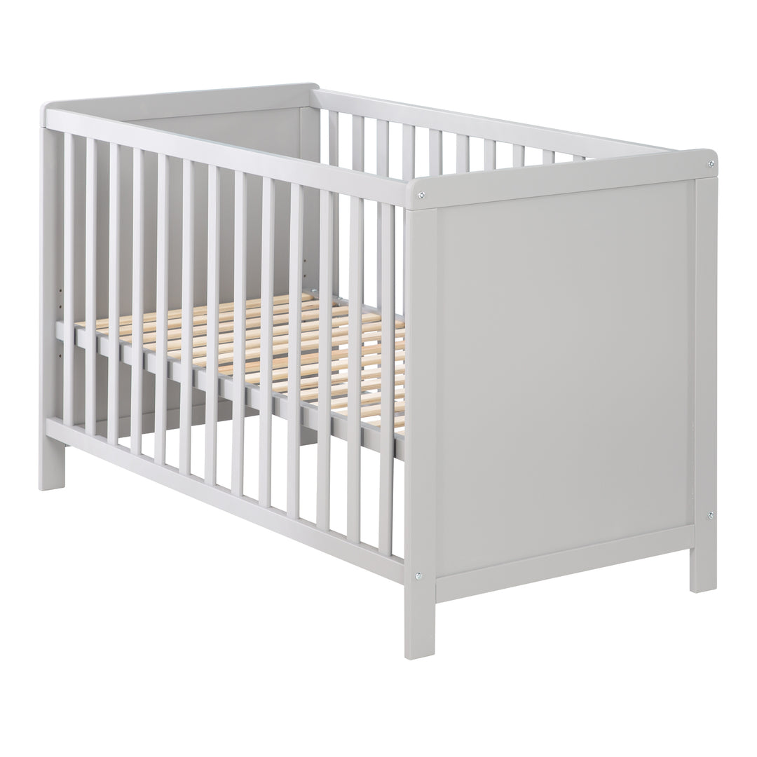 Set mobili 'Hamburg' - Lettino da co-sleeping 60x120 + cassettiera fasciatoio - Taupe – Ritaglio (3/16)